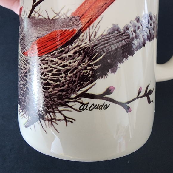Cardinal Design Cream Mug - Picture 6 of 6